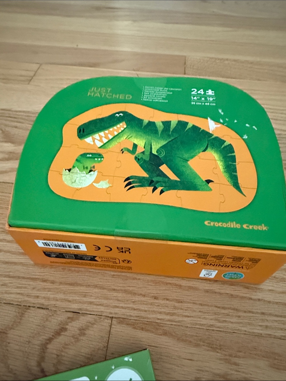 NWT Jigsaw Puzzle bundle (x3) - Green Wooden Dinosaur Jigsaw for Kids - Picture 4 of 6